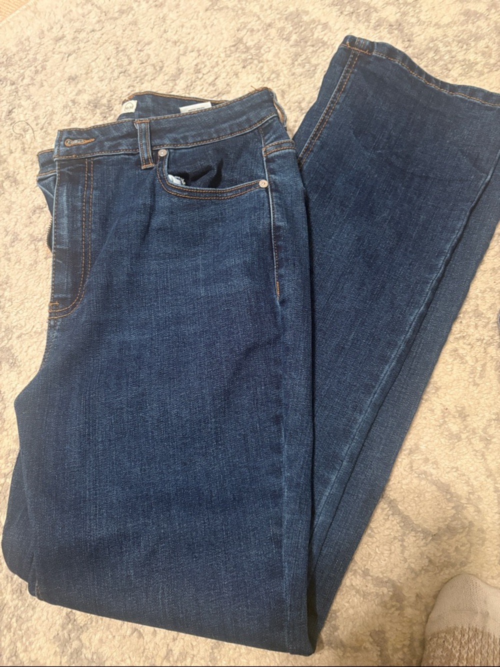 Oat New York Dark Indigo Straight-Leg Women's Jeans